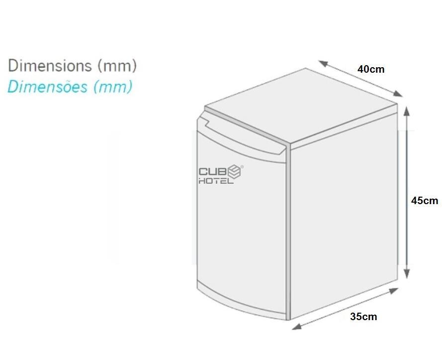 Minibar Compacto Silencioso Puerta Inox S20 PERSEO